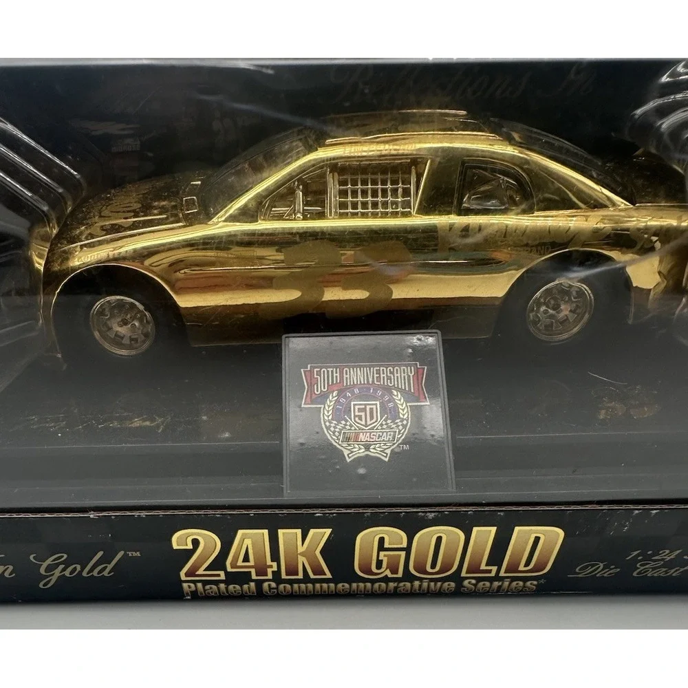 TIM FEDEWA #33 24K GOLD PLATED 1/24 RACING CHAMPIONS NASCAR 50TH ANNIV 1/2500